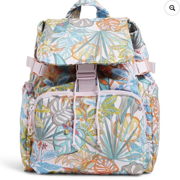 Vera Bradley Handbags - Vera Bradley Rain Forest Canopy Utility Backpack